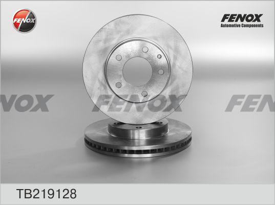 Fenox TB219128 - Brake Disc autospares.lv