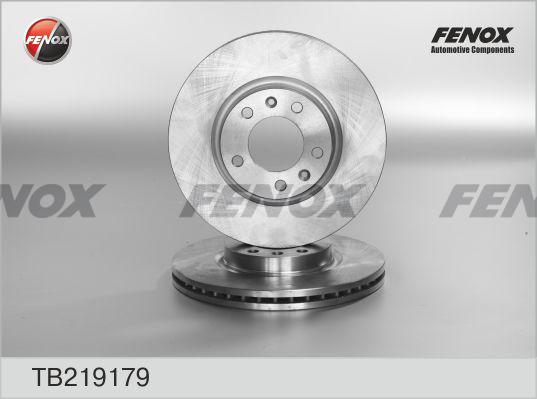 Fenox TB219179 - Brake Disc autospares.lv