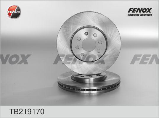 Fenox TB219170 - Brake Disc autospares.lv