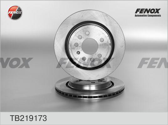 Fenox TB219173 - Brake Disc autospares.lv