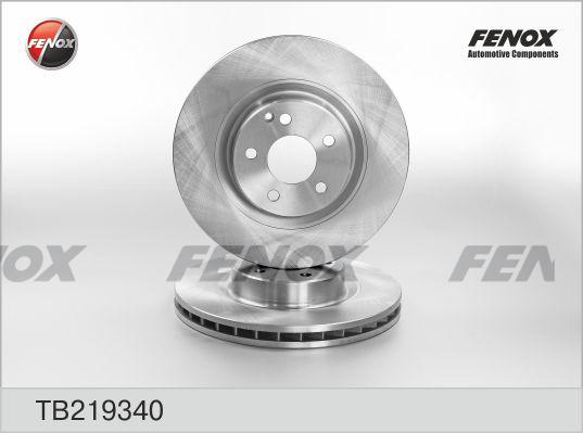 Fenox TB219340 - Brake Disc autospares.lv