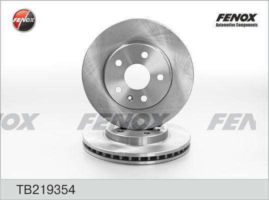 Fenox TB219354 - Brake Disc autospares.lv