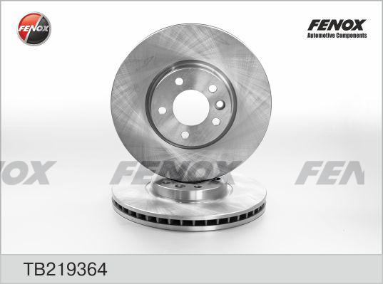 Fenox TB219364 - Brake Disc autospares.lv