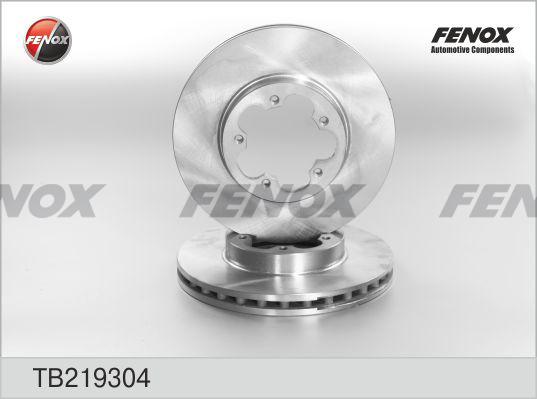 Fenox TB219304 - Brake Disc autospares.lv