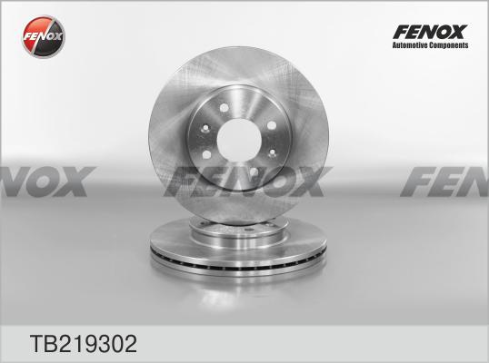 Fenox TB219302 - Brake Disc autospares.lv