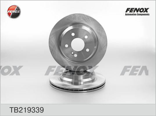 Fenox TB219339 - Brake Disc autospares.lv