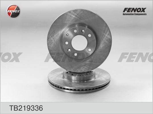 Fenox TB219336 - Brake Disc autospares.lv