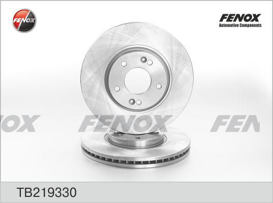 Fenox TB219330 - Brake Disc autospares.lv