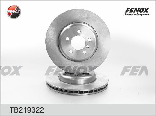 Fenox TB219322 - Brake Disc autospares.lv