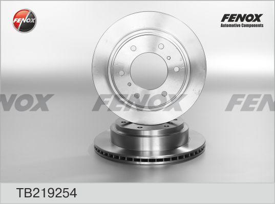 Fenox TB219254 - Brake Disc autospares.lv