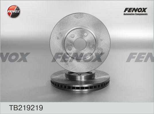 Fenox TB219219 - Brake Disc autospares.lv