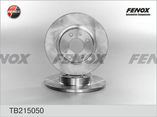 Fenox TB215050 - Brake Disc autospares.lv