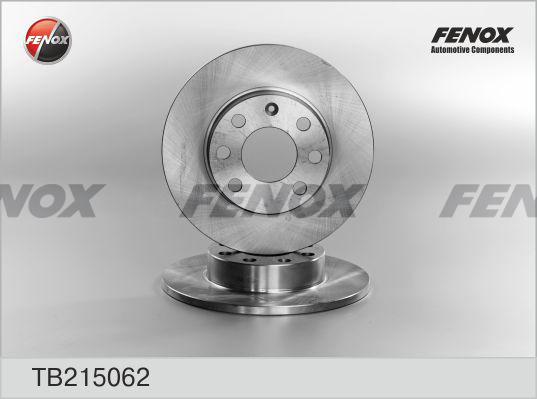 Fenox TB215062 - Brake Disc autospares.lv