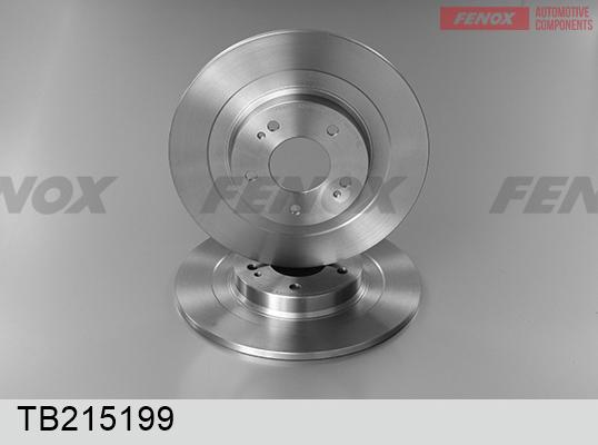 Fenox TB215199 - Brake Disc autospares.lv