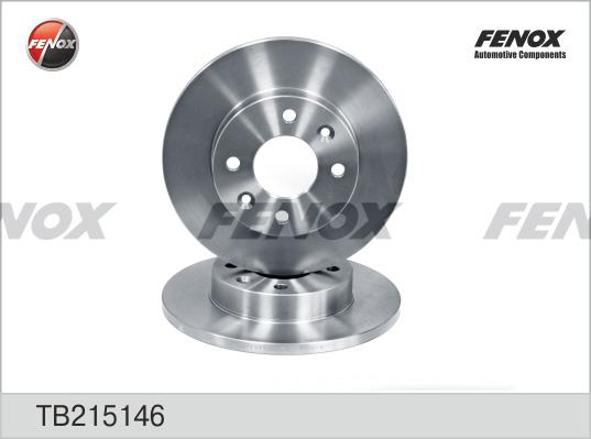 Fenox TB215146 - Brake Disc autospares.lv