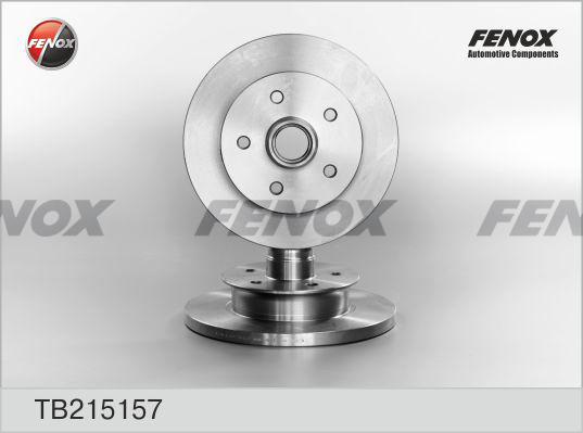 Fenox TB215157 - Brake Disc autospares.lv