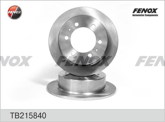 Fenox TB215840 - Brake Disc autospares.lv