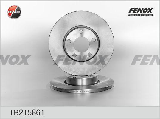 Fenox TB215861 - Brake Disc autospares.lv