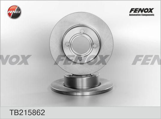 Fenox TB215862 - Brake Disc autospares.lv