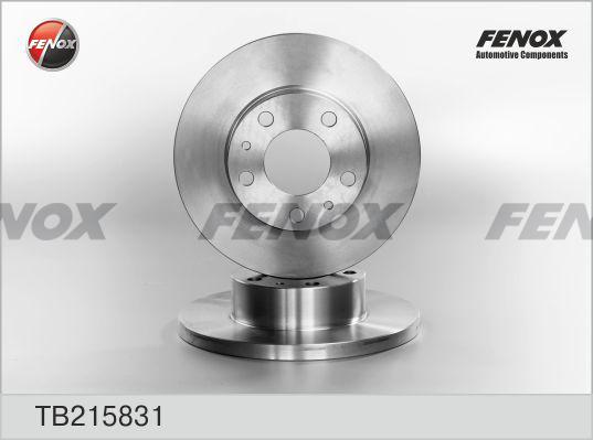 Fenox TB215831 - Brake Disc autospares.lv