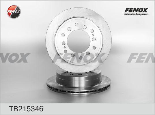 Fenox TB215346 - Brake Disc autospares.lv