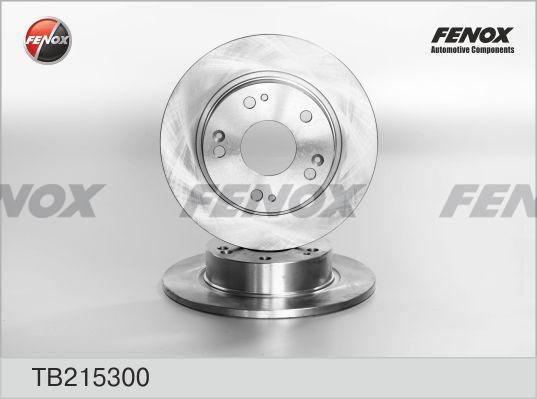 Fenox TB215300 - Brake Disc autospares.lv