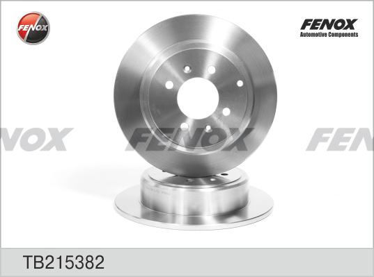 Fenox TB215382 - Brake Disc autospares.lv