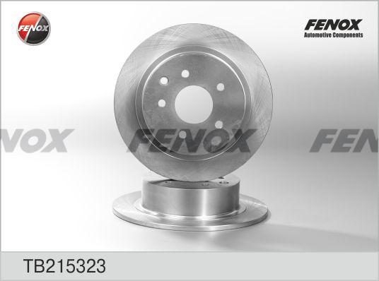 Fenox TB215323 - Brake Disc autospares.lv