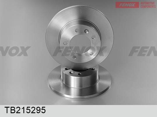 Fenox TB215295 - Brake Disc autospares.lv