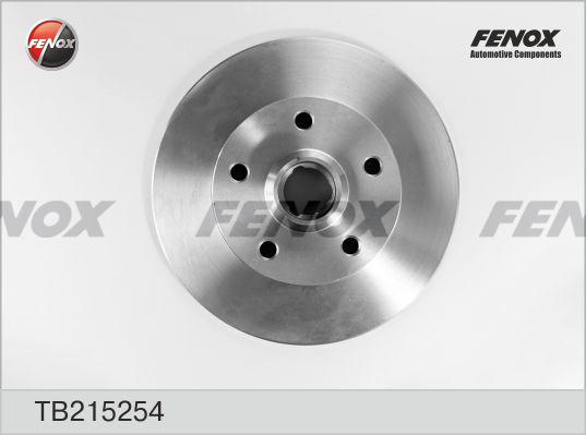 Fenox TB215254 - Brake Disc autospares.lv