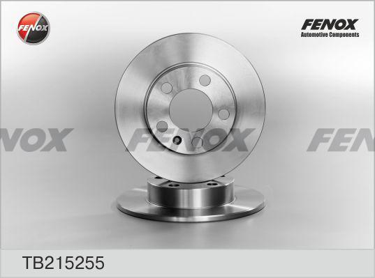 Fenox TB215255 - Brake Disc autospares.lv