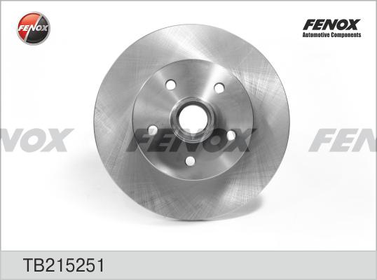 Fenox TB215251 - Brake Disc autospares.lv