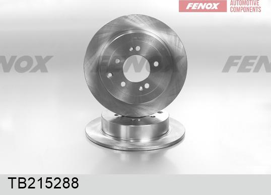 Fenox TB215288 - Brake Disc autospares.lv