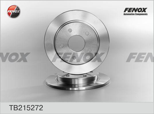 Fenox TB215272 - Brake Disc autospares.lv