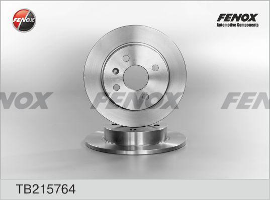 Fenox TB215764 - Brake Disc autospares.lv