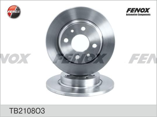 Fenox TB2108O3 - Brake Disc autospares.lv