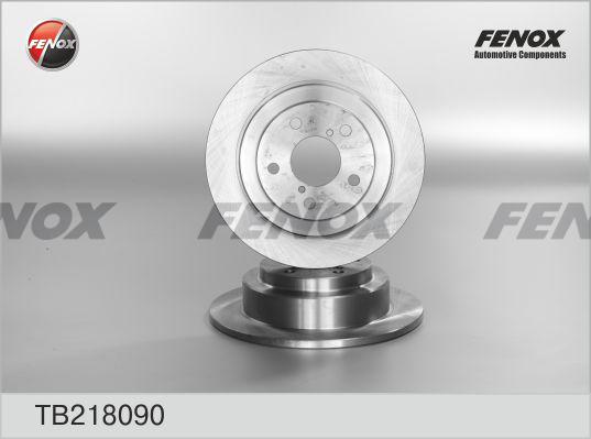 Fenox TB218090 - Brake Disc autospares.lv