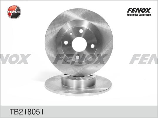 Fenox TB218051 - Brake Disc autospares.lv