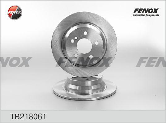 Fenox TB218061 - Brake Disc autospares.lv