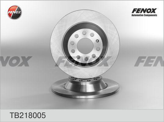 Fenox TB218005 - Brake Disc autospares.lv