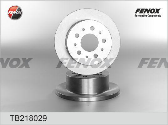 Fenox TB218029 - Brake Disc autospares.lv