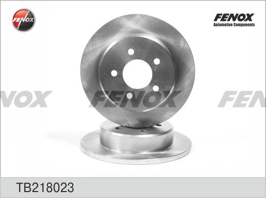 Fenox TB218023 - Brake Disc autospares.lv