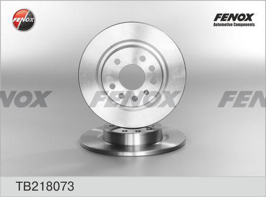 Fenox TB218073 - Brake Disc autospares.lv