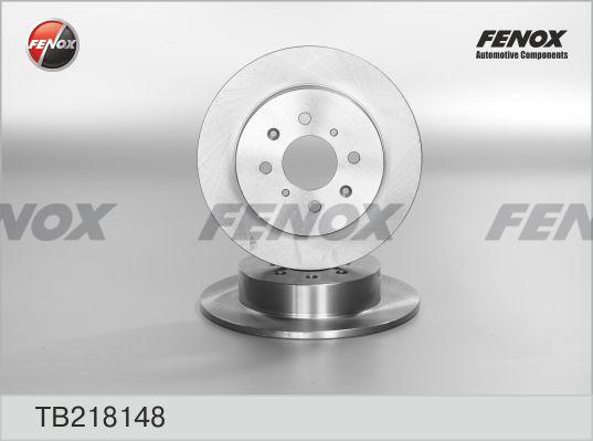 Fenox TB218148 - Brake Disc autospares.lv