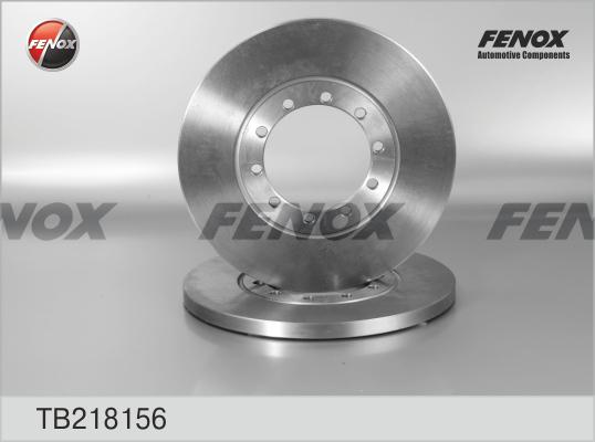 Fenox TB218156 - Brake Disc autospares.lv