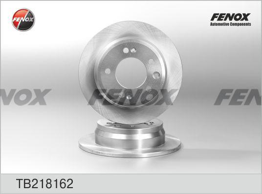 Fenox TB218162 - Brake Disc autospares.lv