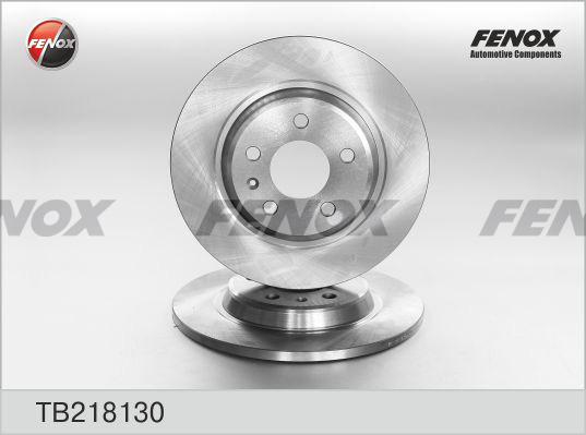 Fenox TB218130 - Brake Disc autospares.lv