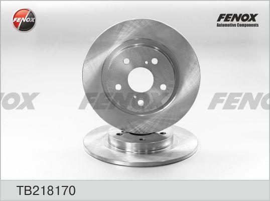 Fenox TB218170 - Brake Disc autospares.lv