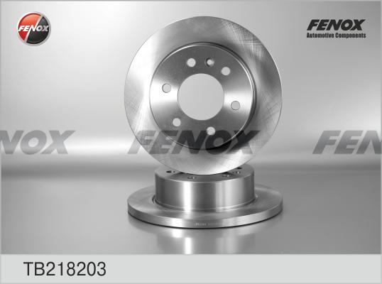 Fenox TB218203 - Brake Disc autospares.lv