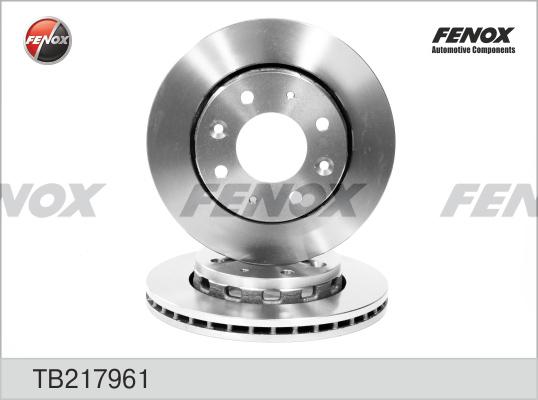 Fenox TB217961 - Brake Disc autospares.lv